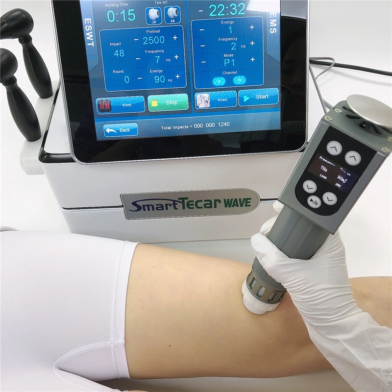 RET/CET Diathermy Capactive And Resistive Energy Transfer Tecar EMS Electric Muscle Stimulation Shock Wave Physiotherapy Machine