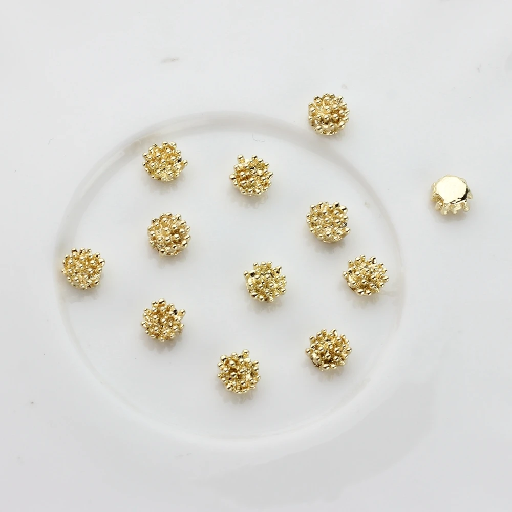 Biżuteria ze stopu cynku Akcesoria Części kolczyków Kształt kwiatu DIY Ręcznie robione kolczyki 6x6mm 20 sztuk/partia