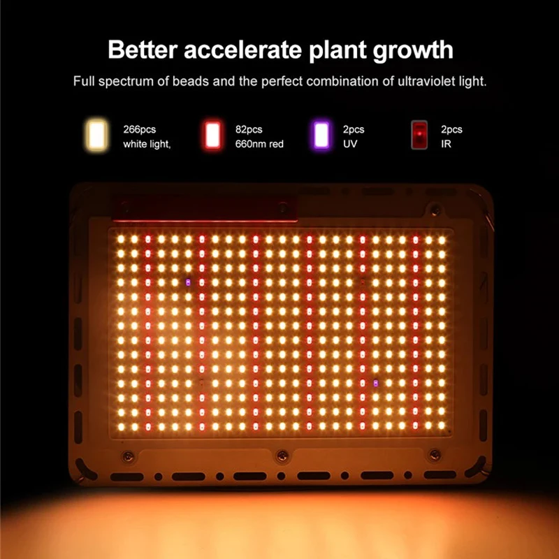 LED Grow Light Samsung 5730 1000W Quantum Sunlike Full Spectrum Phyto Lamp For Greenhouse Plant Growth Lighting.