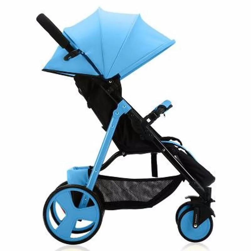 baby stroller scientific design folds easily and conveniently 0-3 years steel frame EVA wheels simple lightweight stroller