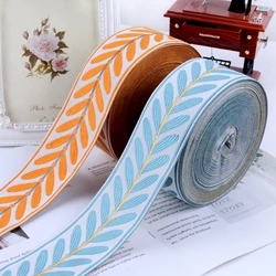 5yards/lot Newest Jacquard Webbing DIY Sewing Ribbon 6cm Wide Carpet Curtain Decorative Edge Ribbon Accessory