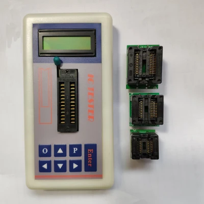 Không Dùng Pin Kỹ Thuật Số IC Kiểm Tra Transistor Kiểm Tra Phát Hiện Ntegrated Mạch IC Máy Đo MOS PNP 74ch 74ls CD4000 HEF400 4500