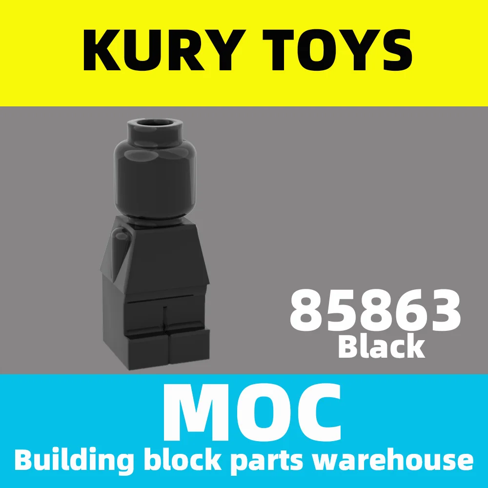 Kury Toys DIY MOC For 85863 #10pcs Building block parts For Body Microfigure Plain Complete