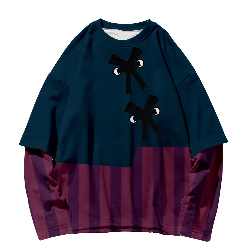 

LOL anime Arcane jinx Loose COS hoodies for fall and winter with flannelette crewnecks