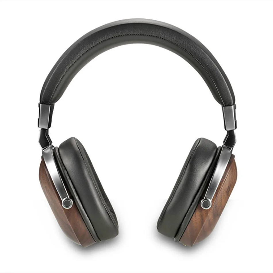 B8 Wearing Walnut Wood HIFI Fever Headphones 50mm Beryllium Dynamic High Fidelity Headphones Stereo Noise Cancelling Headphones