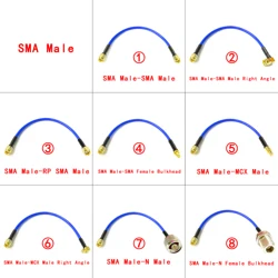 1PC SMA Male To MCX N Type Plug Female Connector Semi Flexible Coaxial Cable RG402.141