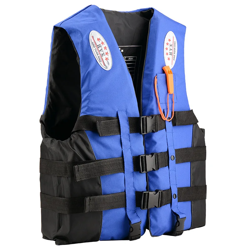 

Universal Life Jacket with Whistle for Adults and Kids, Outdoor Swimming, Boating, Ski Drifting Vest, Survival Suit, Polyester,