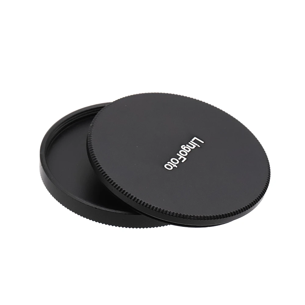 LingoFoto Metal Lens Filter Stack Cap Front and Rear Cap Set Universal 37mm 40.5mm 43mm 49mm 52mm 58mm with Lens Cleaning Cloth