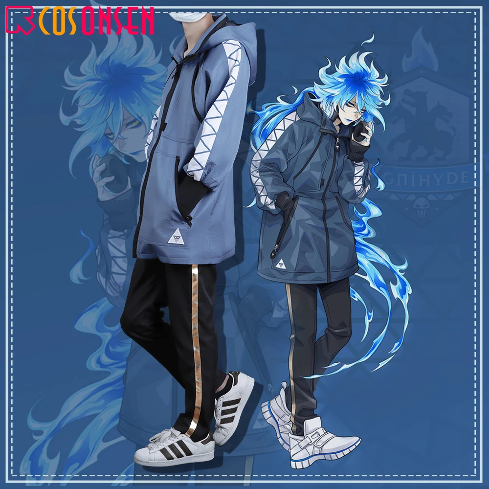 

Twisted-Wonderland IGNIHYDE Cosplay Hercules Idia Shroud Costume Idia School Uniform Sports Suit Jacket COSPLAYONSEN Custom Made