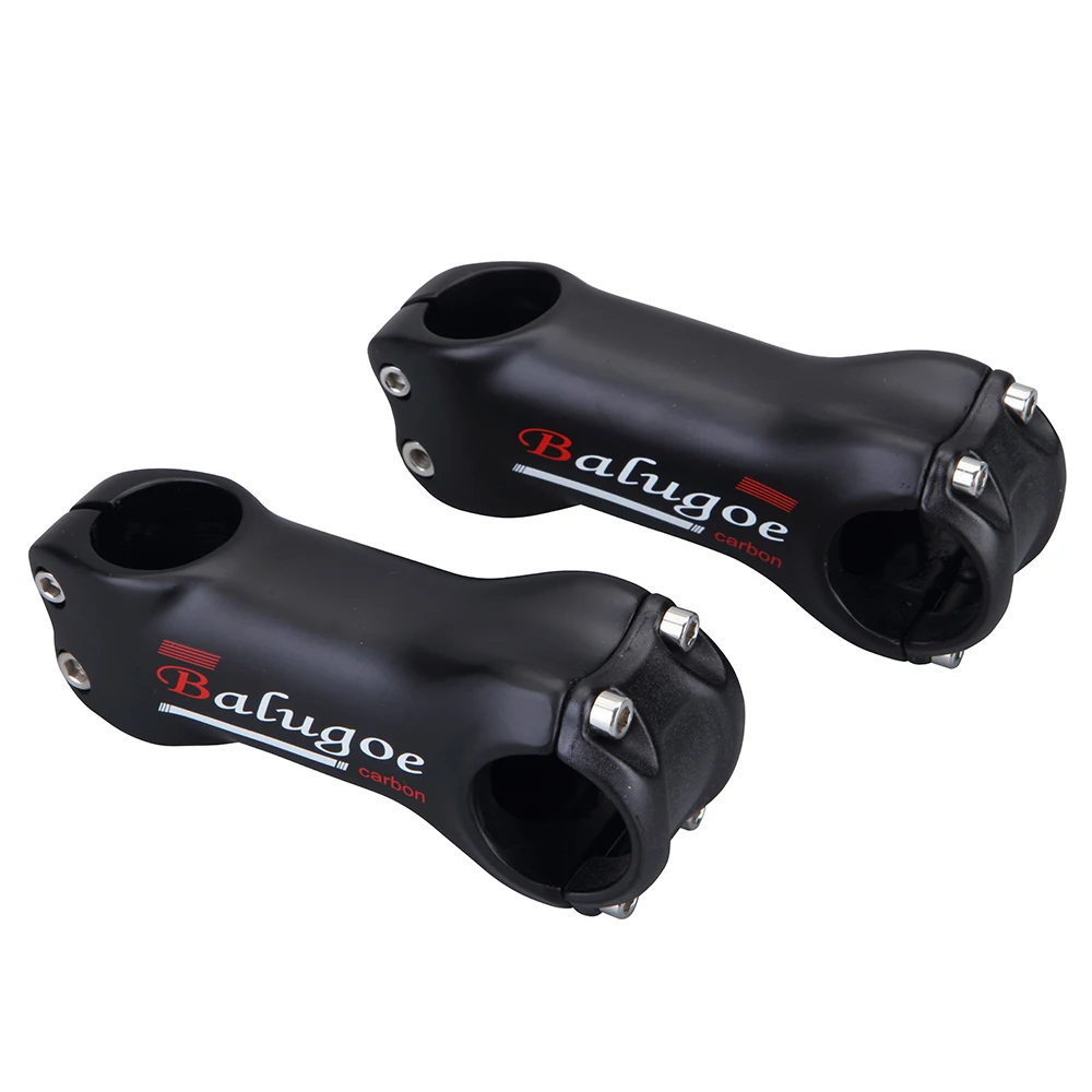 BALUGOE-Carbon Mountain Bike Stem, Bicycle Parts, Positive and Negative Cycling Parts, MTB, Road Bike, 6, 17 Degree, 31.8mm