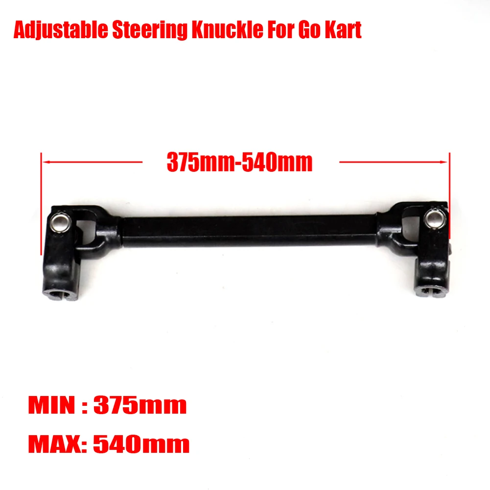 Telescopic adjustment Power Steering Gear Shaft Rack Pinion Knuckle Go Kart chinese ATV Quad Golf Cart 4 wheel spare parts