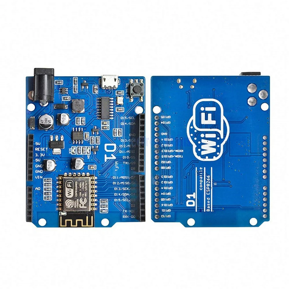 ESP-12E ESP-12F WeMos D1 WiFi Uno R3 Based ESP8266 ESP 12E Wireless WIFI Module for Arduino UNO R3 Compatible IDE