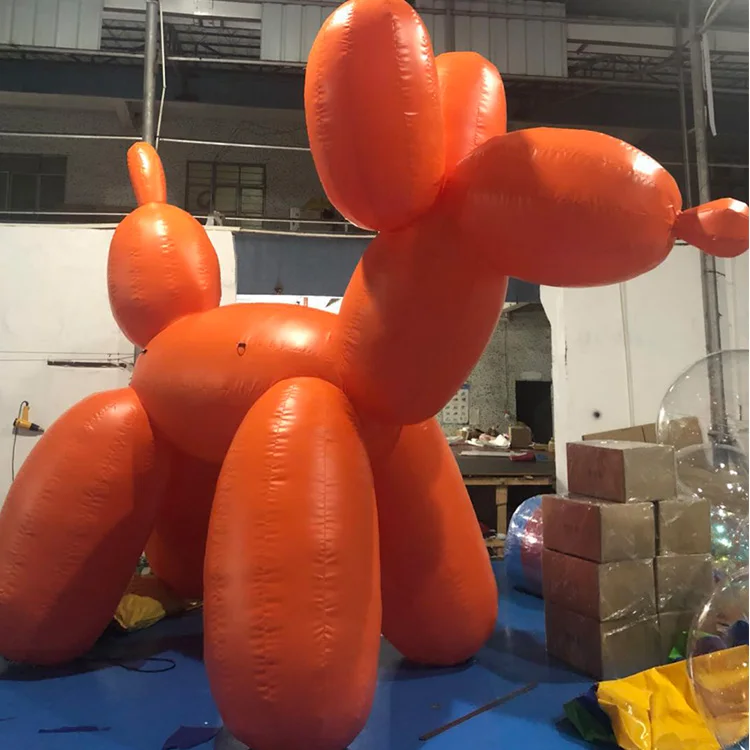 

High quality 13ft high orange giant inflatable dog outdoor dog balloon for events