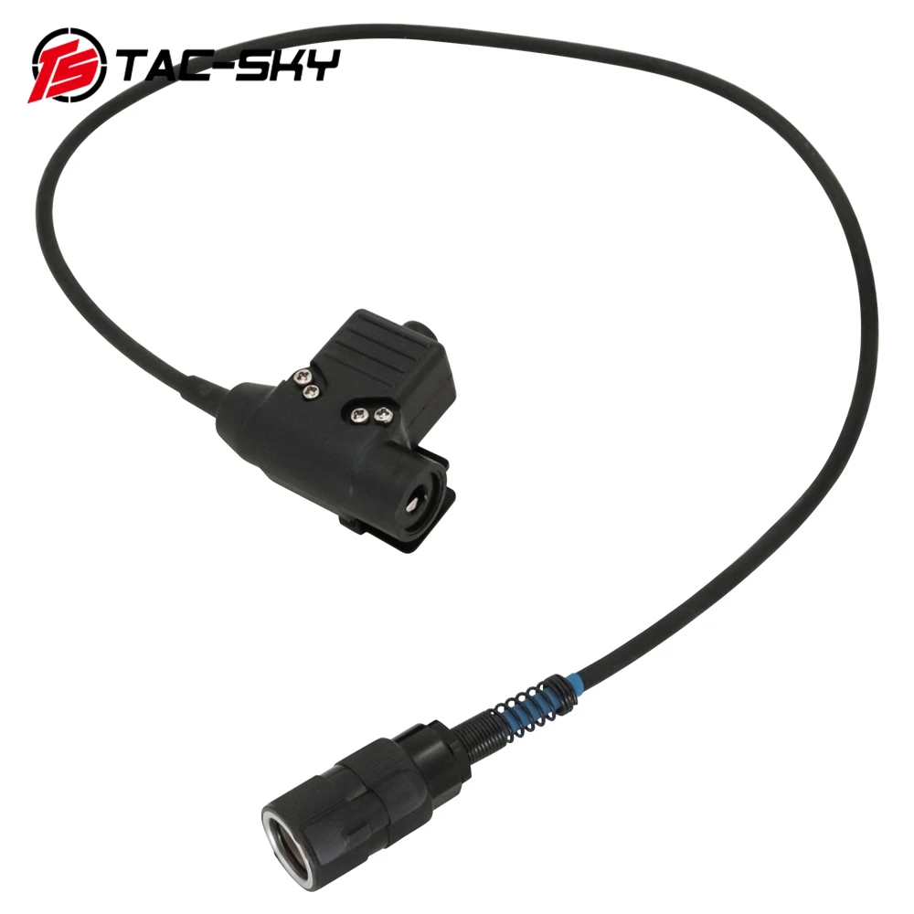 Imagem -03 - Tac-sky Airsoft Tático um Prc 148 152 Adaptador Ptt Pinos U94 Ptt Compatível Tac-sky Z-tac Versão Civil Fone de Ouvido Tático