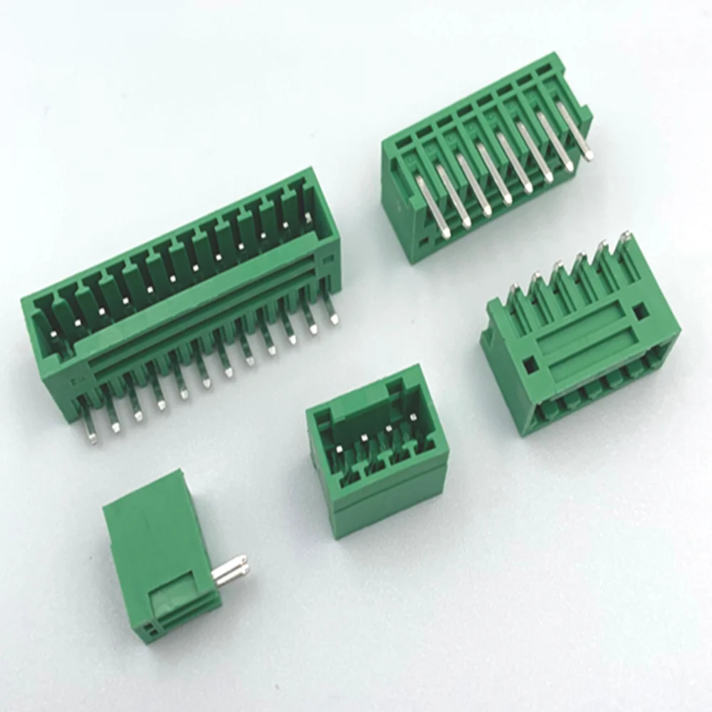 100PCS 2EDG2.54 pitch 2.54mm KF2EDG PCB Screw Terminal Block Connector Plug Pin Header Socket 2/3/4/5/6/7/8/9/10/12p 15EDG-2.54