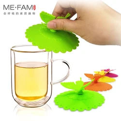 Universal Creative Cute Butterfly Mug Cover Lace Flowers Silicone Lids Seal Anti-dust Glass Ceramic Plastic Tea Cup Cap Reusable