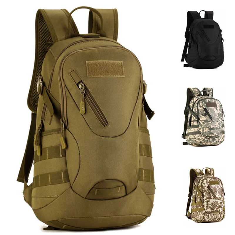 20L Tactical Military Backpack Men Portable Waterproof Outdoor Hiking Backpack Travel Cycling Rucksack Camouflage Army Molle Bag