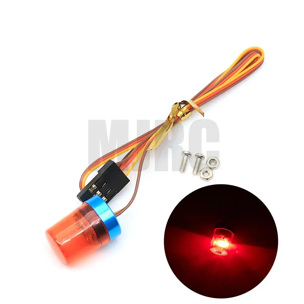 Multi-function LED Lamp Strobing-blasting/Flashing/Rotating Light for 1/10 RC Model Car 1:14 Tamiya Tractor RC Engineering Truck