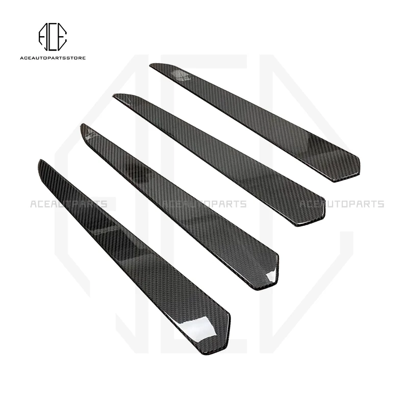 Real Carbon Fiber Car Interior Door Panel Sticker Cover Moulding Trim for Lamborghini URUS 2018 2019 2020 2021