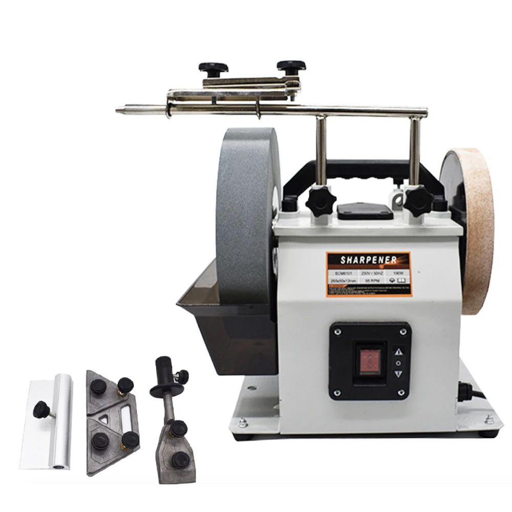 

10 Inches New Sharpening Machine 220v/180w Low Speed Water Cooled Grinder Small Polisher Standard High Match Tools Equipment