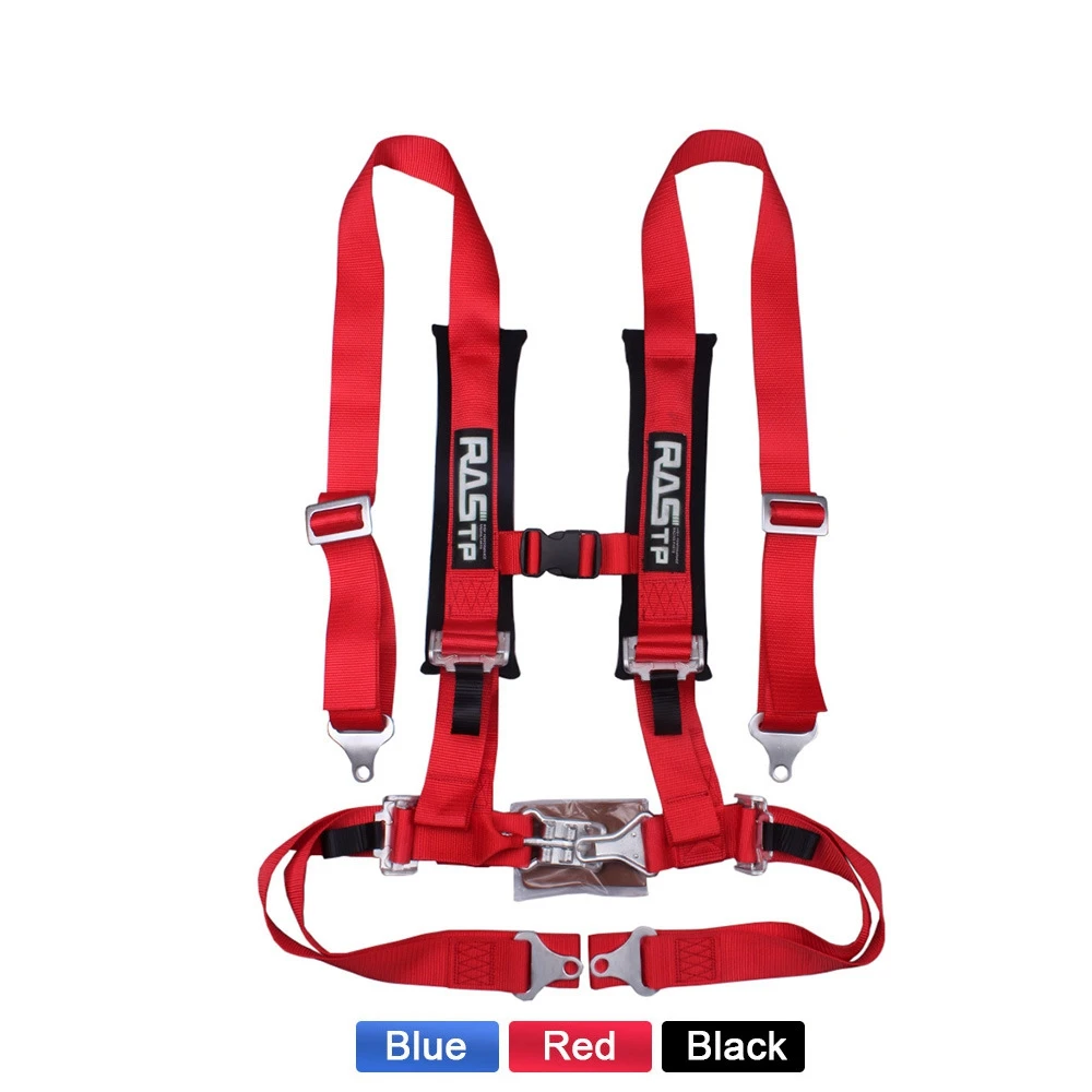Cường Lực Cao Cấp Polyester Webbing Xe Sửa Đổi 2 Inch 4 Điểm Đua Xe Kart Dây An Toàn Nhanh Chóng Phát Hành Dây An Toàn 3 Inch 5 Điểm