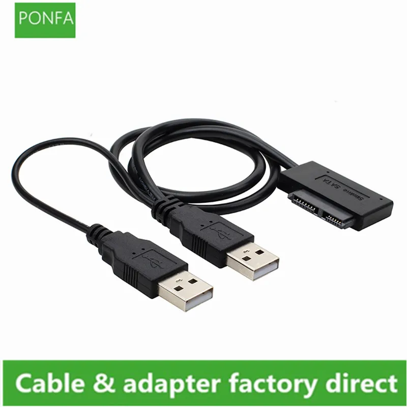 Hard Drive Cable SATA TO USB HDD USB Adapter USB SATA Adapter USB2.0 TO SATA 13PIN Powered by Cable SATA Molex