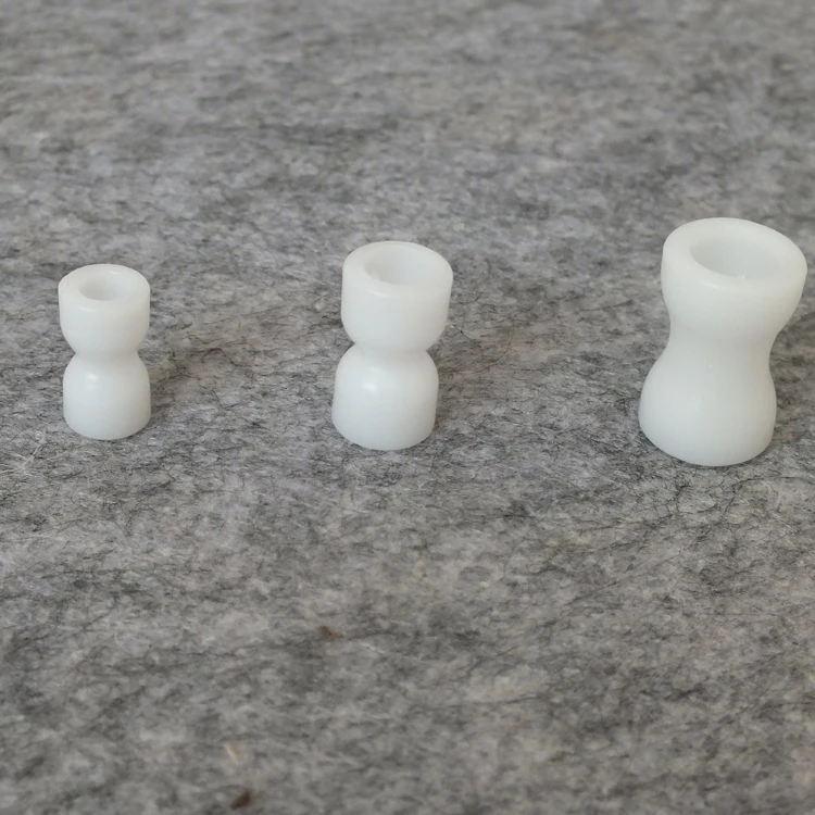 30 Stück passend für 9,5–16 mm weiße Kunststoff-Skelettperlen, Spielzeug-Verbindungsmaterialien für Tierpuppen-Zubehör – Detail 3