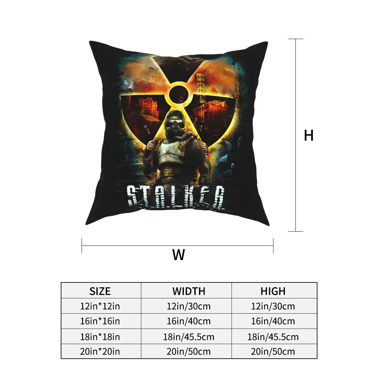 Stalker Shadow Of Chernobyl Pillow Cover Home Decorative Cushions Throw Pillow for Living Room Polyester Double-sided Printing