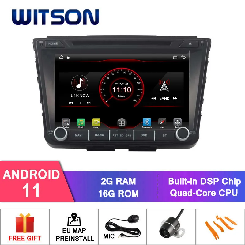 

WITSON Android 11 AUTO CAR RADIO FOR HYUNDAI ix25 CRETA CAR RADIO STEREO MULTIMEDIA HEAD UNIT NAVIGATION built in carplay/DVR