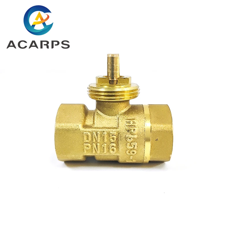 

DN15-DN25 Motorized Ball Valve Brass 2-Way Internal Thread Valve Body