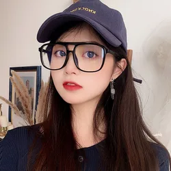 New unisex square Myopia glasses for men women pc frame glasses plain glasses Nearsighted Eyewear Glasses -1.0 -2.5 -1.5