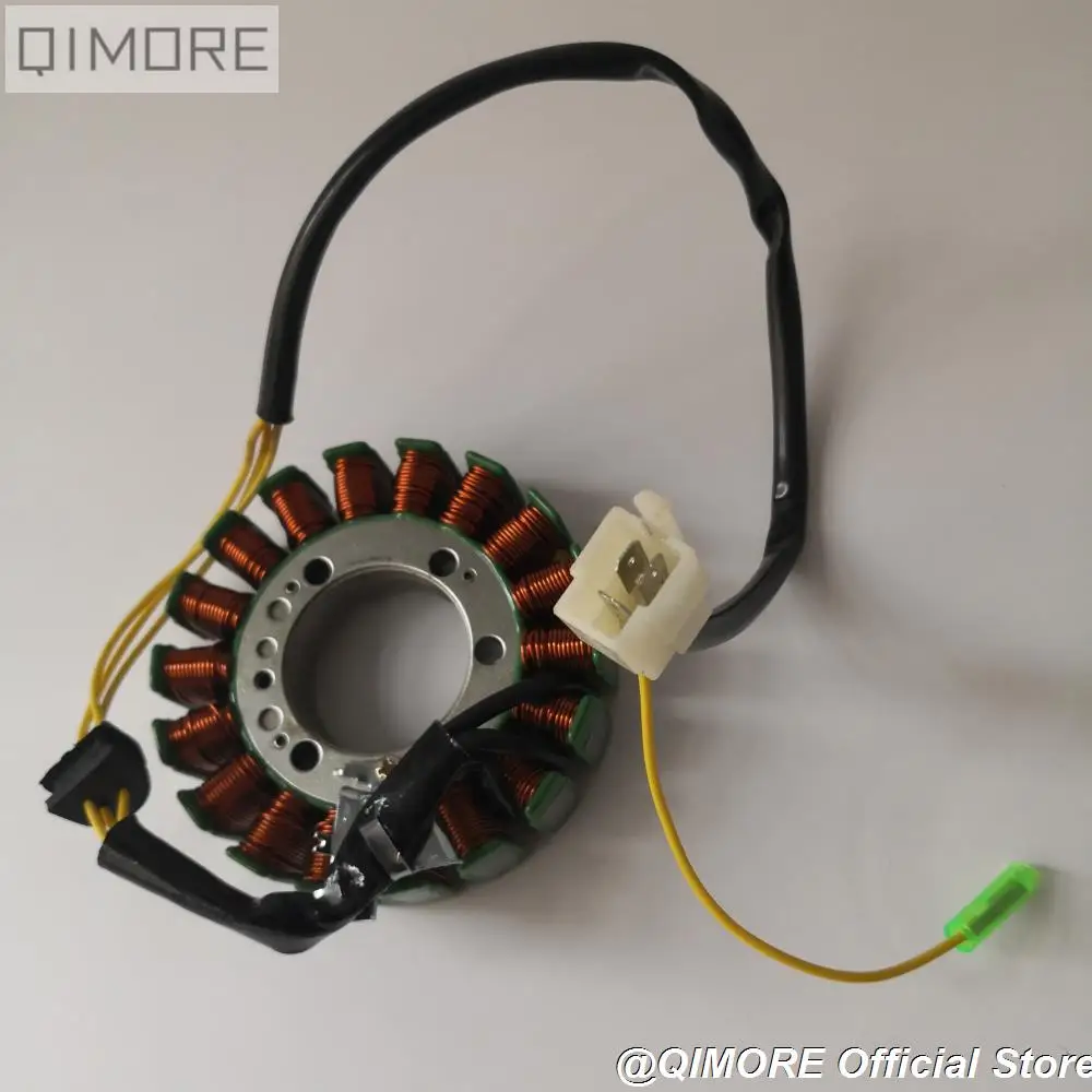 18-pole DC fired Magneto Stator for Scooter Moped Motorcycle CF250 V3 V5 CH250 CN250 with 250cc Water-cooled Vertical Engine