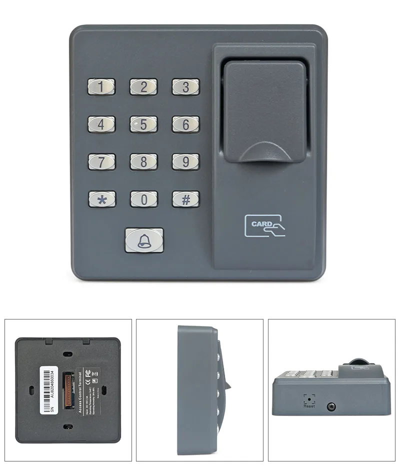 Imagem -02 - Diysecur Biométrico de Impressão Digital Máquina Digital de Controle de Acesso Rfid Leitor de Código de Senha do Teclado Sistema para Fechadura da Porta Elétrica