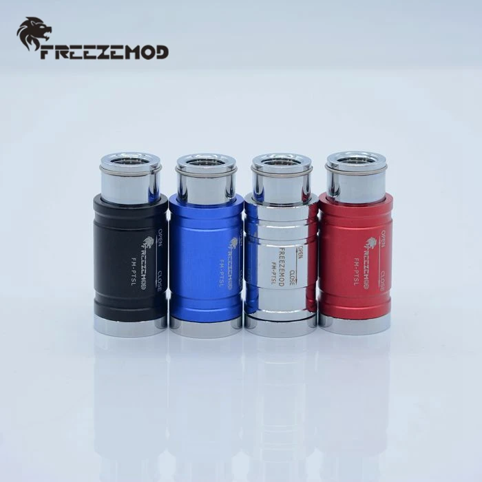 FREEZEMOD double internal tooth flat push stop valve full copper hard tube install adjustable water flow double female. FM-PTSL