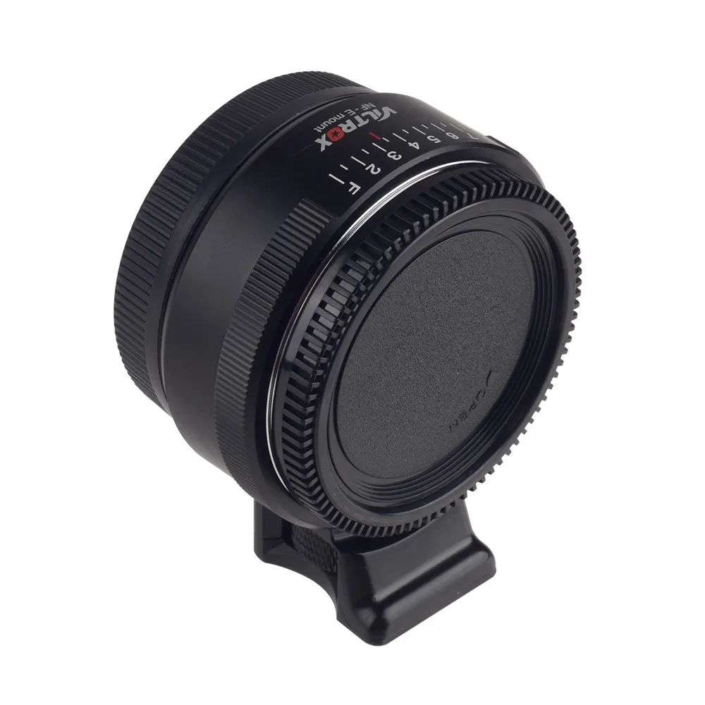 Viltrox NF-E Adattatore per obiettivo Riduttore focale 0,71x Amplificatore di velocità per obiettivo Nikon F/G per fotocamera Sony E-mount A7 A7R A6500 A6600 NEX-7