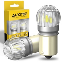 AUXITO 2Pcs 1156 BA15S P21W LED Bulb Signal Lamp Reverse Lights Tail 6000K White Yellow For Skoda Audi BMW LED DRL Driving 12V