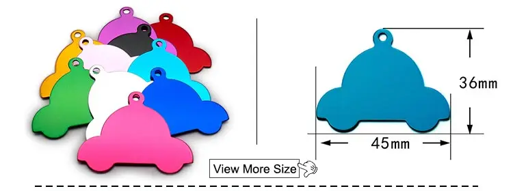 GROßHANDEL 100PCS Hund Tag Name Platte Pet ID Tag Personalisierte Hund ID Tags Kragen Zubehör Pet Anhänger Personalisierte Angepasst – Detail 20