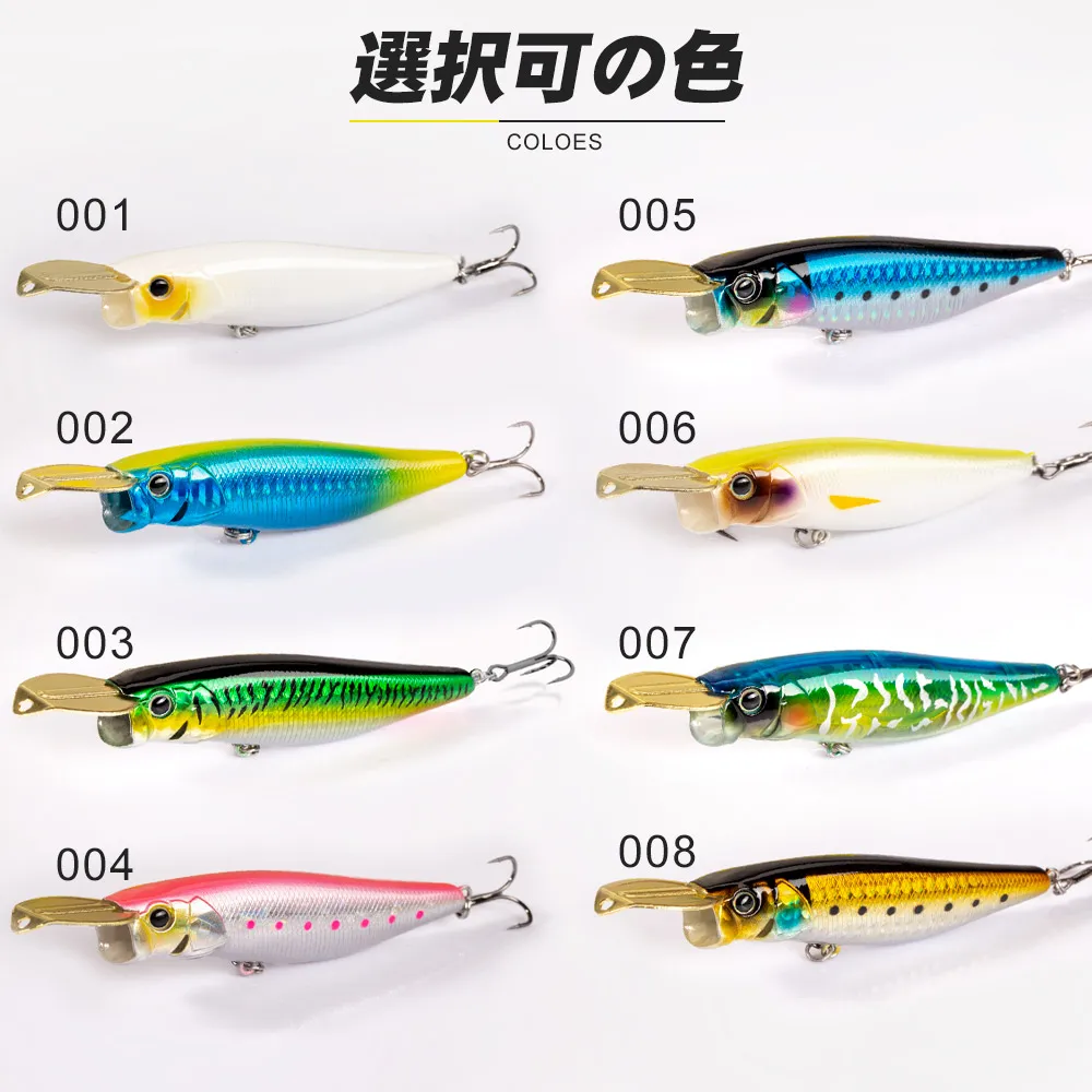 D1 Riser Bait Sinking Surface Popper Fishing Lures 2020 150mm 77g Saltwater Fishing  Heavy Body Casts Long Fake Lures DT5004
