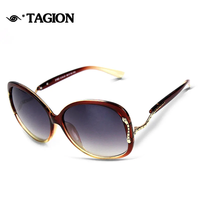 TAGION Classic Sunglasses For Women Fashion  New Brand Design Female Sun Glasses Wholesale Eyewear UV400  Travel Shades Ladies