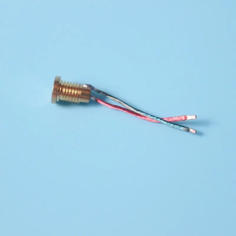 5 คู่หญิงซ็อกเก็ตลวด SOLDER PIN ซ็อกเก็ตและ Built-in ถั่ว MMCX ทองแดงบริสุทธิ์ทองแดง-ชุบทองแดง