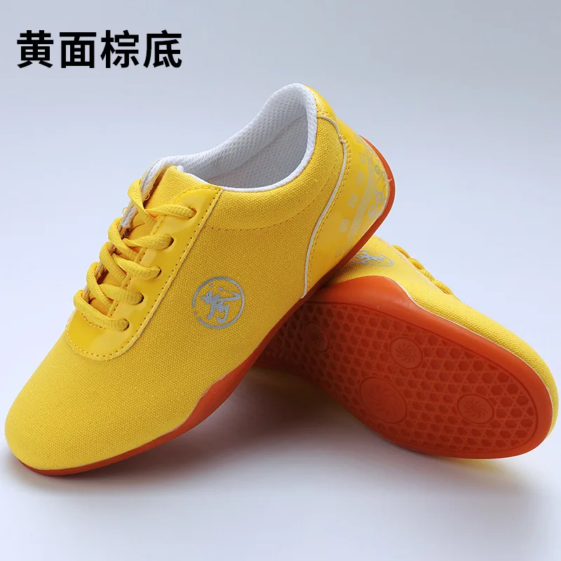 Canvas Breathable Tai Chi Shoes Free Flexible Kung Fu Wushu Shoes Martial Arts Sneaker Sports Training Footwear