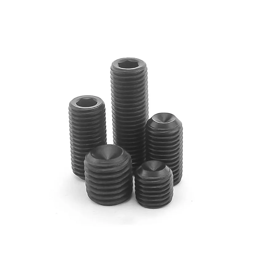 10Pc Koolstofstaal Unf 10 #-32 Set Schroeven Grub Schroeven Hex Socket Cup Punt Hoge Treksterkte 12.9 Lengte 1/4 ", 3/8", 3/16 ", 5/16"