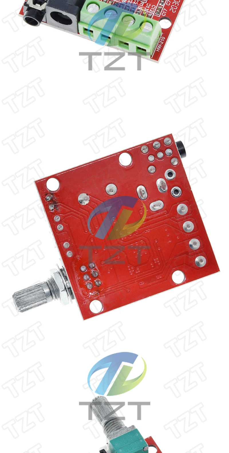 TZT 1/3 Stück 12V Mini Hi-Fi PAM8610 Audio-Stereo-Verstärkerplatine 2X10W Dual-Kanal D-Klasse Zum Niedrigsten Preis – Detail 4