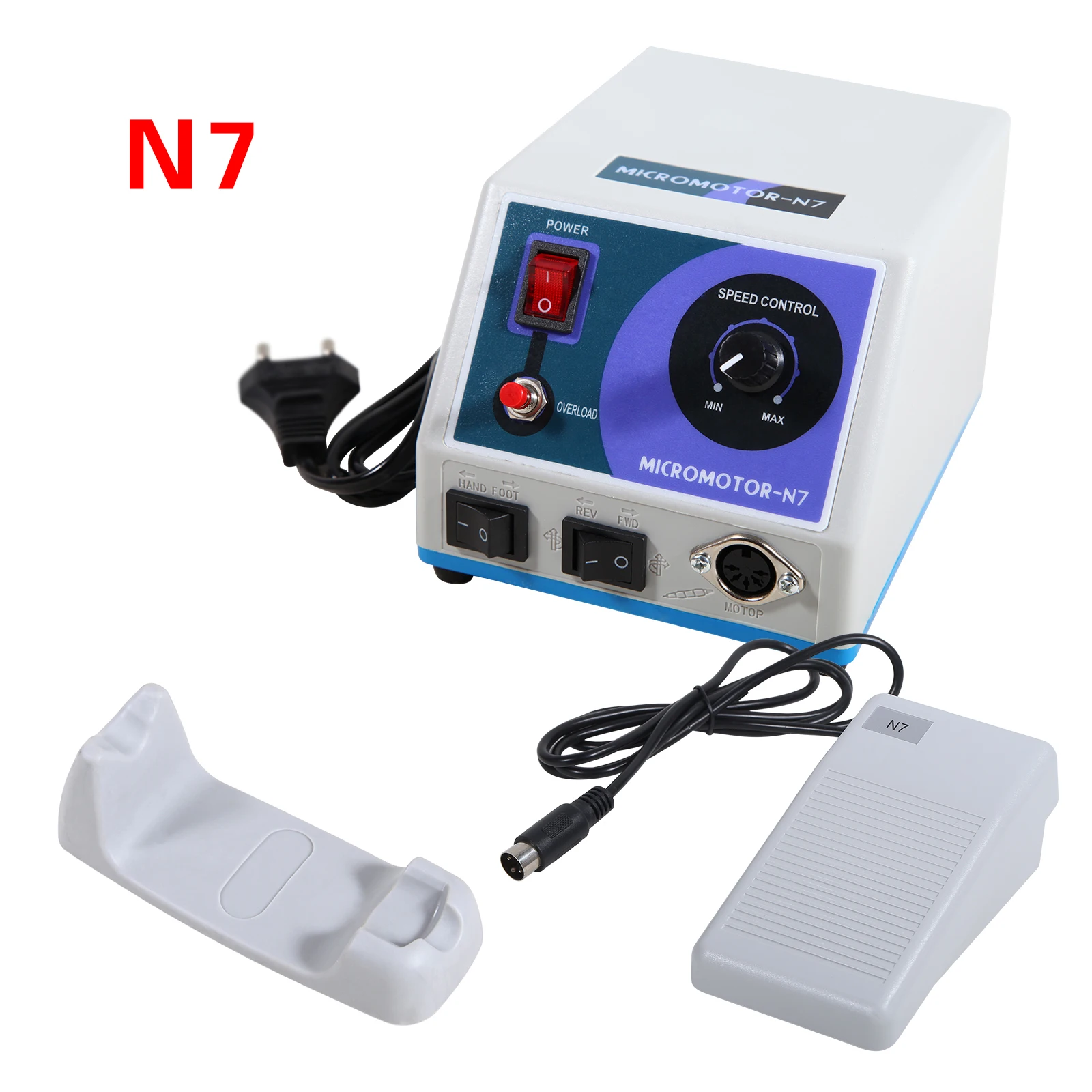 Dental Lab N7 Marathon Micromotor Machine 35K rpm Motor Polishing Controller Micromotor Grinding Trimming Cutting Unit Dental e