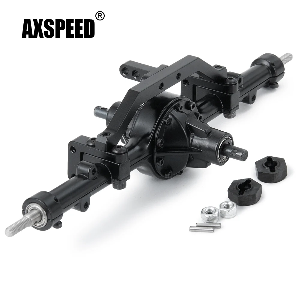 

AXSPEED Complete Metal Straight Middle Axle for D90 1/10 RC Rock Crawler Car Truck Upgrade Parts Accessories