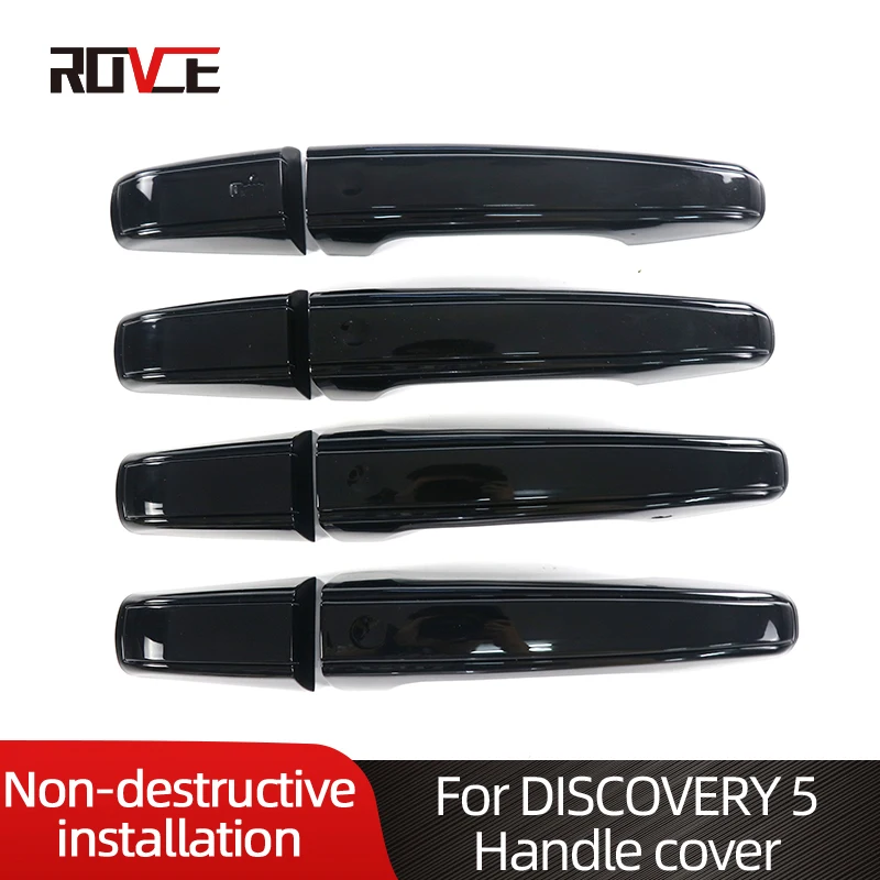 4 Pieces / set Car Door Handle sticker For Land Rover Discovery 5 L462 New Car Side Door Handle Cover Trim