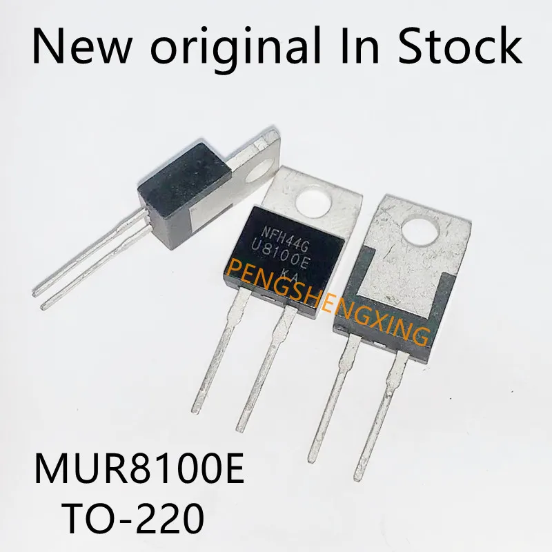 10PCS/LOT  MUR8100E U8100E U8100 fast recovery diode  TO-220  New original spot hot sale
