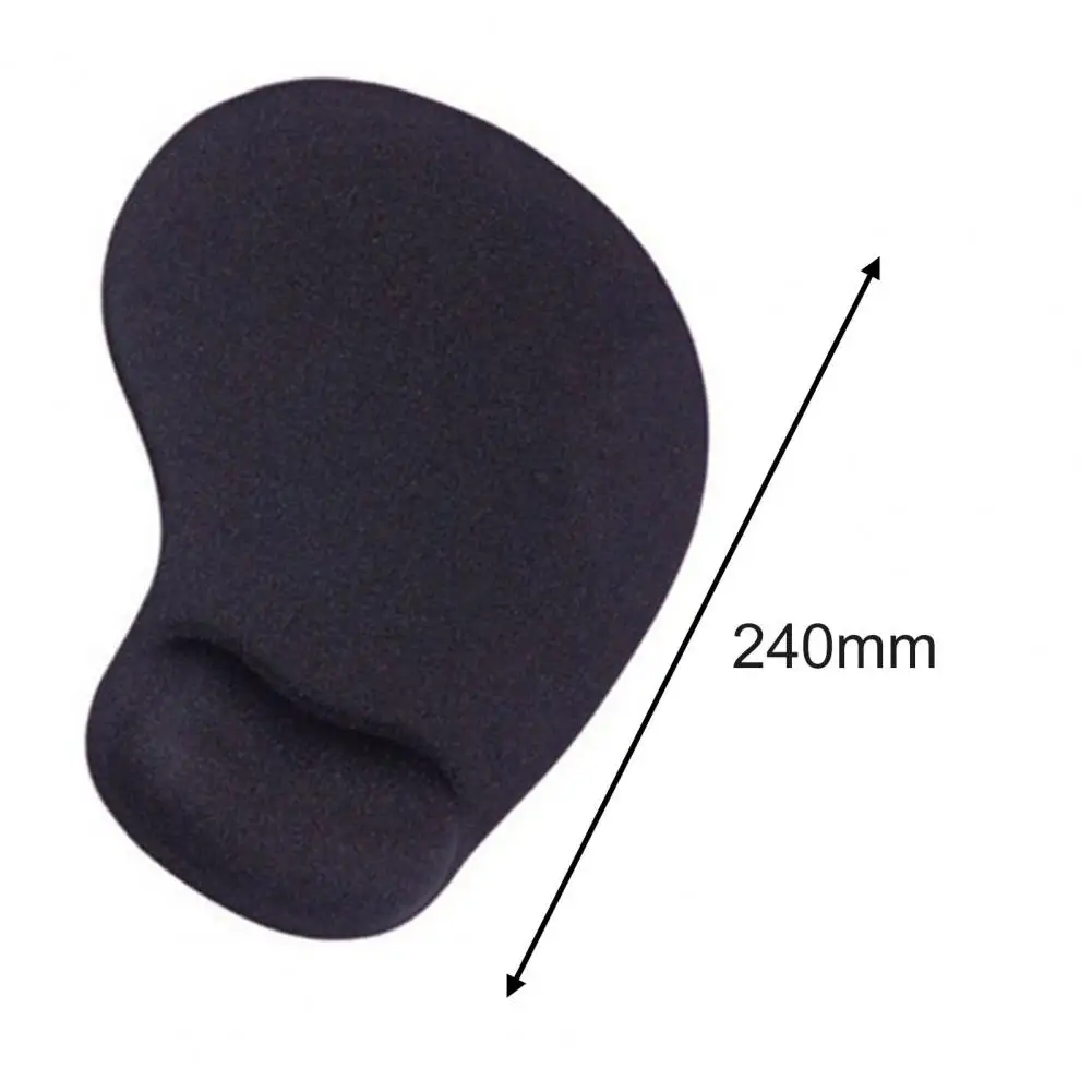 Alfombrilla de ratón con reposamuñecas, soporte ergonómico de goma, Color sólido, para juegos de ordenador