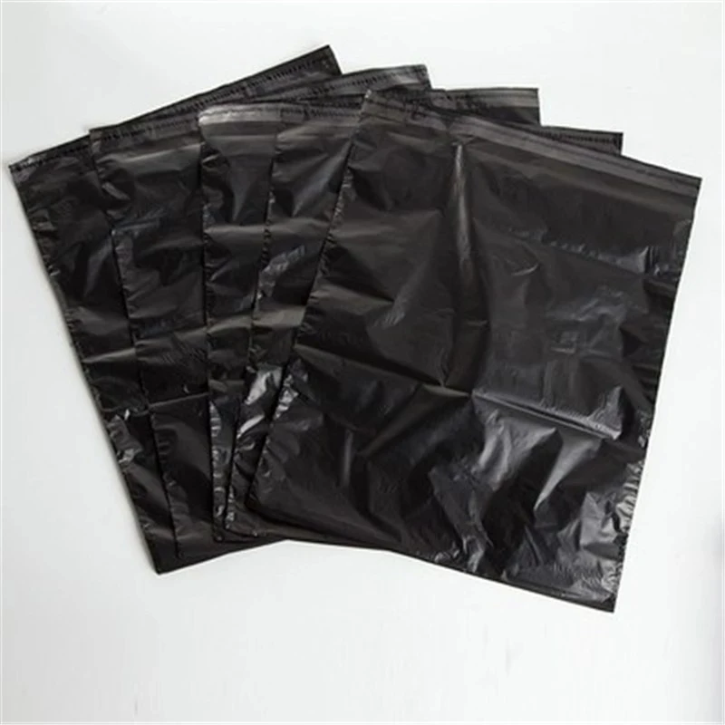 INPLUSTOP 100pcs/lot PE Plastic Envelope Mailing Bags Black Poly Storage Bag Self Adhesive Seal Postal Poly Mailer Packaging Bag