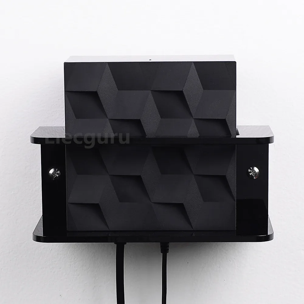 جدار جبل حامل ل NETGEAR شبكة WiFi 6 نظام (MK62 MS60 MR60) الاكريليك الحائط قوس موزع إنترنت واي فاي الجرف صندوق تخزين